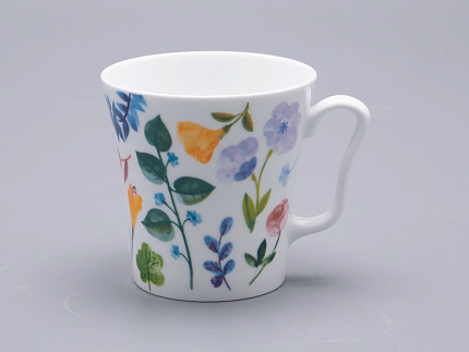 Бокал с блюдцем форма Ленинградский рисунок Primavera, арт. 81.34502.00.1