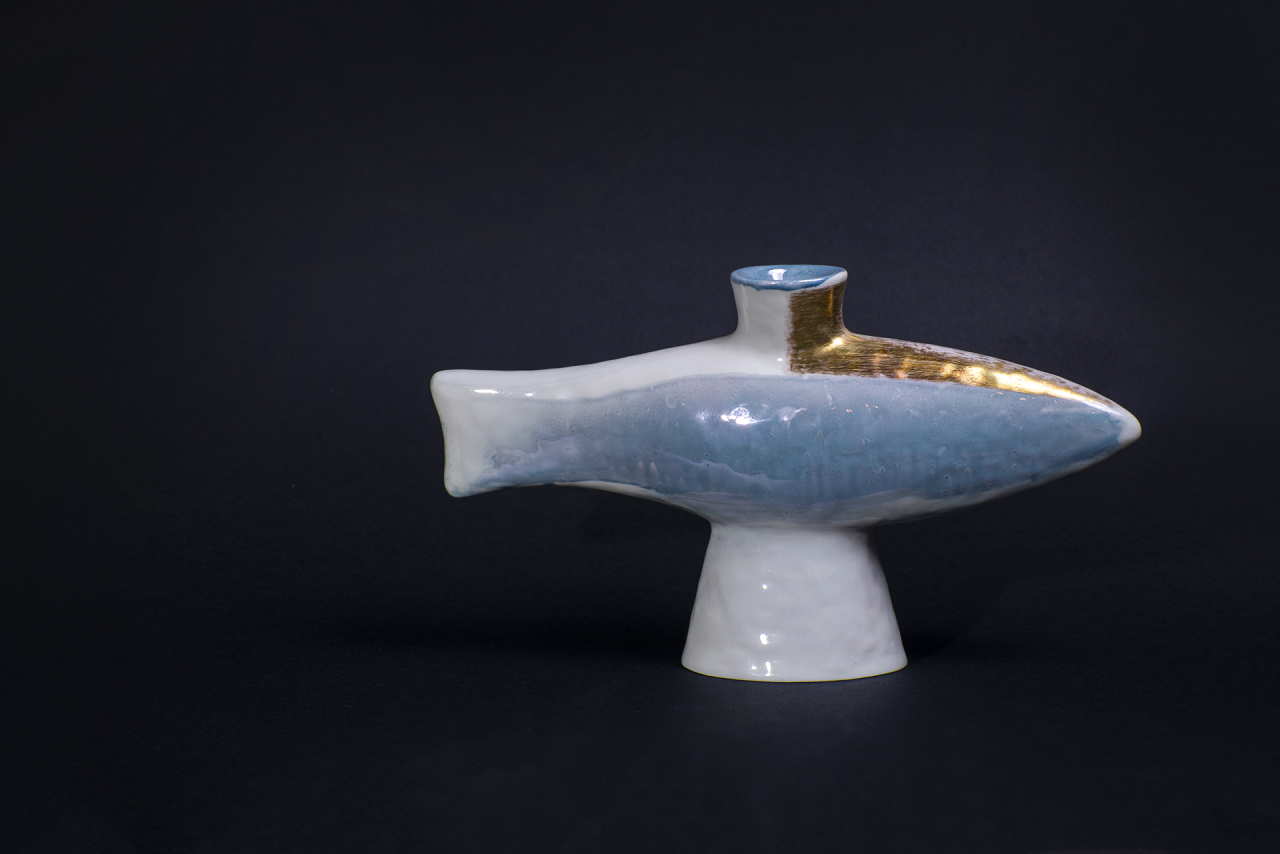 Подсвечник Атмосферные явления на форме Рыба малый размер арт 60.15868.00.1, 