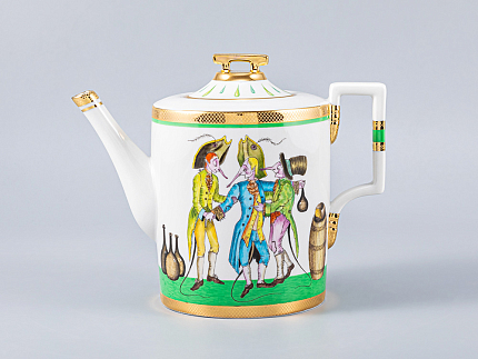 Чайник заварочный форма Гербовая рисунок Крысята-воришки арт. 80.54328.00.1