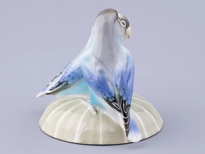 Скульптура форма Неразлучники, рисунок Лазурные, арт. 82.47416.00.1, 