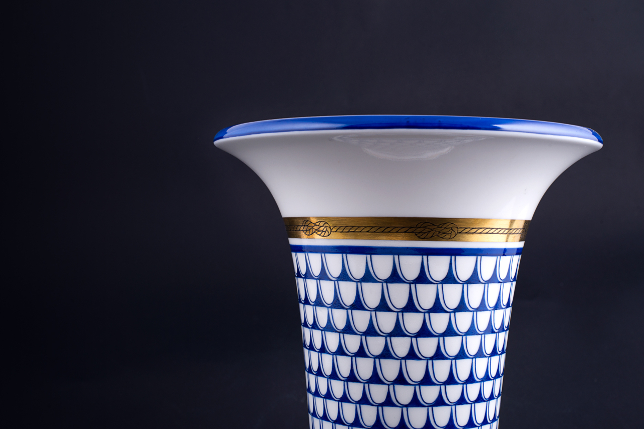 Ваза на форме Ампирная, Белое море 2, арт 60.10305.00.5, 