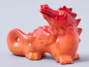 Скульптура Дракон №2 оранжевый Счастье арт. 82.44942.00.1, 