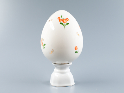Яйцо пасхальное на подставке, рисунок Цветы, арт 80.91303.00.1, 