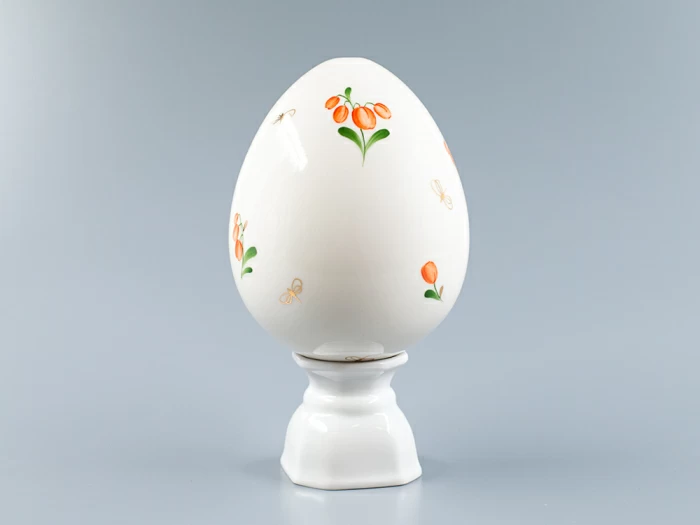 Яйцо пасхальное на подставке, рисунок Цветы, арт 80.91303.00.1, 
