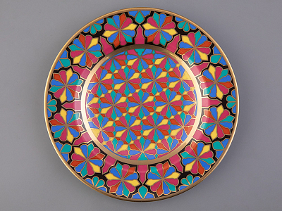 Тарелка декоративная 270 мм Европейская, в подарочной упаковке, рисунок Готическая 1 арт. 81.27117.00.1