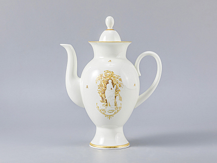 Восьмипредметный комплект кофейный форма Классическая-2 рисунок Музы Летнего сада, 2 персоны 8 предметов, арт. 81.16530.00.1