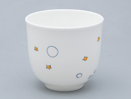 Подарочный набор Чашка с блюдцем, форма Ландыш рисунок Маленький Принц и Роза, арт. 81.27751.00.5