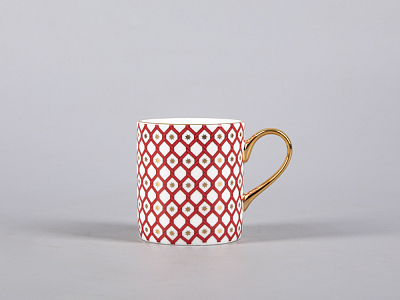 Чашка с блюдцем кофейная форма Идиллия рисунок Скарлетт 1 арт. 81.30731.00.1