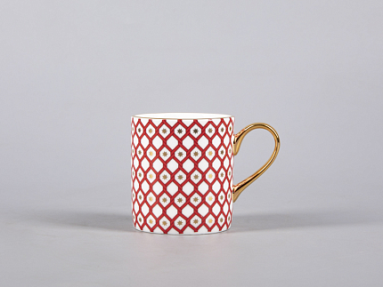 Чашка с блюдцем кофейная форма Идиллия рисунок Скарлетт 1 арт. 81.30731.00.1