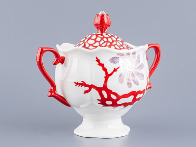 Сахарница форма Наташа, рисунок Сокровища моря арт. 80.60823.00.1