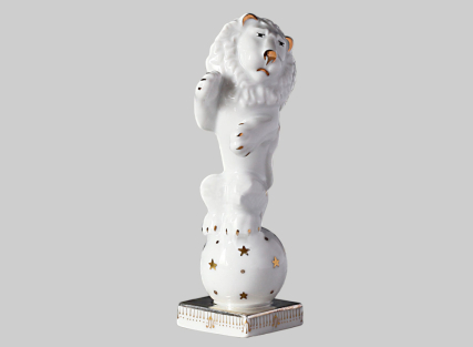 Скульптура Лев на шаре Клоунада арт. 82.51130.00.1, 