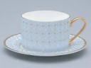 Чашка с блюдцем 250 мл форма Идиллия рисунок Азур 2 арт. 81.26829.00.1, 