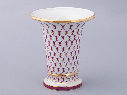 Ваза для цветов 200 мм Ампирная  Сетка-Блюз 2 арт. 80.92727.00.1