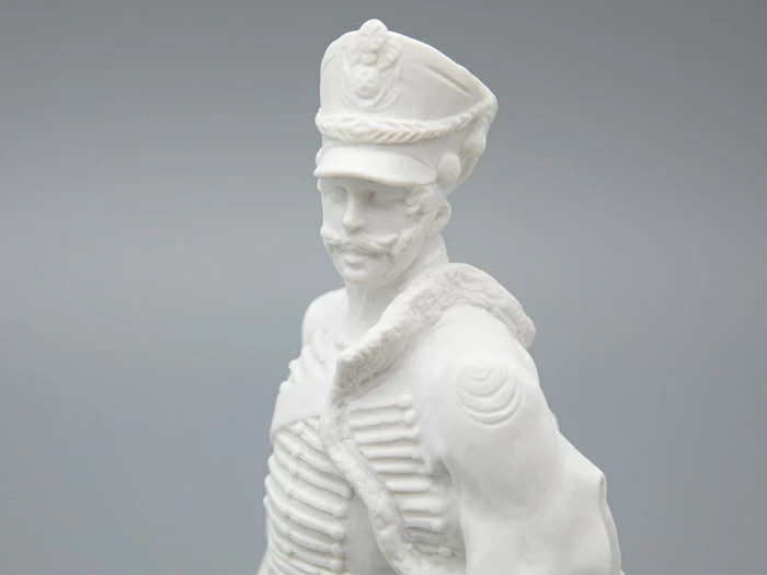 Скульптура Гусар эпохи АлександраI, в подарочной упаковке, рисунок Белый бисквит, арт 81.33423.00.1, 