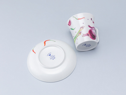 Бокал с блюдцем форма Ленинградский рисунок Мамина дача, арт. 81.34398.00.1