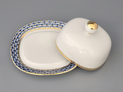 Масленка Прямоугольная Кобальтовая сетка арт. 80.09992.00.1