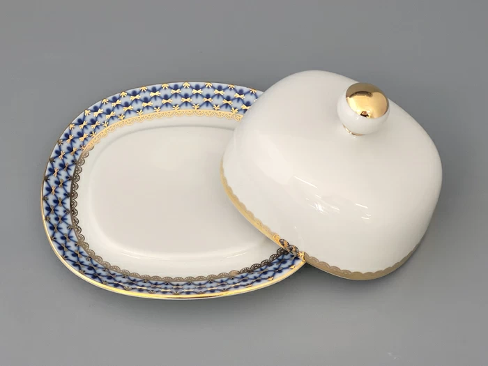 Масленка Прямоугольная Кобальтовая сетка арт. 80.09992.00.1, 