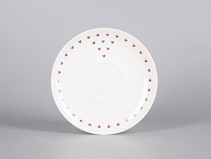 Чашка с блюдцем чайная 335 мл форма Ландыш рисунок Шубка арт. 81.30681.00.1