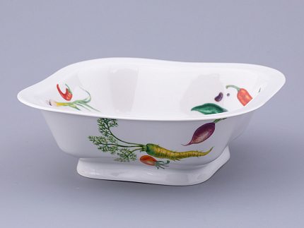 Салатник шестипорционный форма Молодежная квадратный рисунок Мамина Дача, арт. 80.48024.00.1