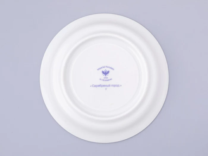 Чашка с блюдцем чайная, форма Гербовая, рисунок Серебряный город 5, арт. 81.32588.00.1, 