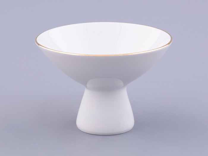 Ваза для мороженого форма Молодежная рисунок Золотая лента арт. 80.04729.00.1, 