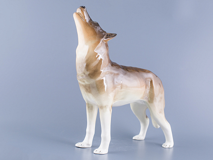 Скульптура Волк стоящий арт. 82.06371.00.1