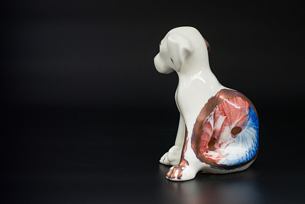 Скульптура Щенок Серый, арт 62.11229.00.1