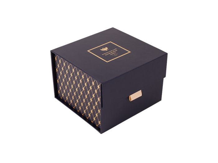 Подарочная упаковка квадратная средняя синяя 170*170*120( на магнитах) арт. 14.70352.02, 