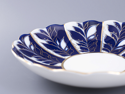 Сухарница, 215 мм,  форма Тюльпан, рисунок  Зимний вечер арт. 80.00022.00.1