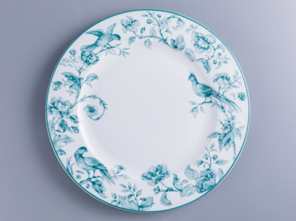 Тарелка мелкая 270 мм. форма Европейская Рисунок Monplaisir Green, арт. 80.48340.00.1, 