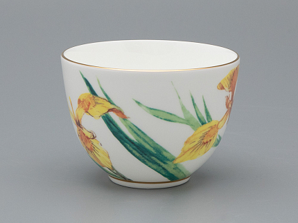 Чашка с блюдцем L’Art des Fleurs в подарочной упаковке, форма Весенняя 2, рисунок Лесной свет, арт 81.33401.00.1