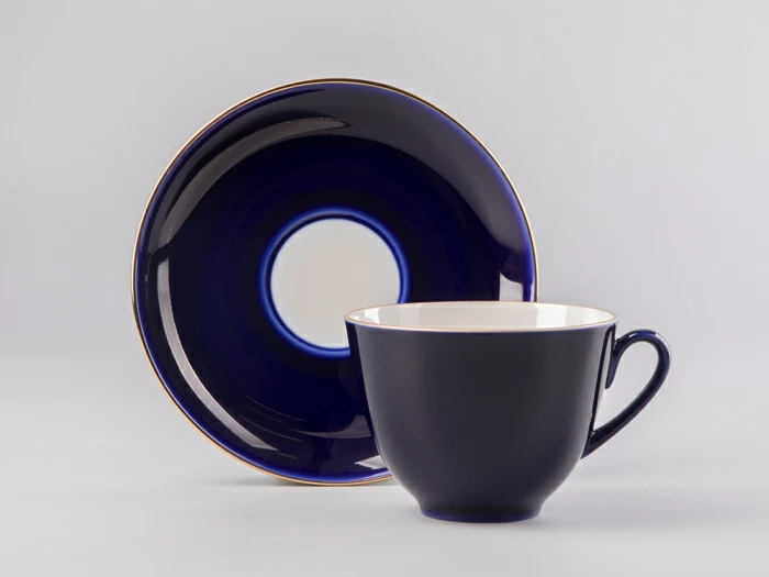 Чашка с блюдцем чайная 250 мл форма Весенняя рисунок Ночка арт. 81.11155.00.1, 