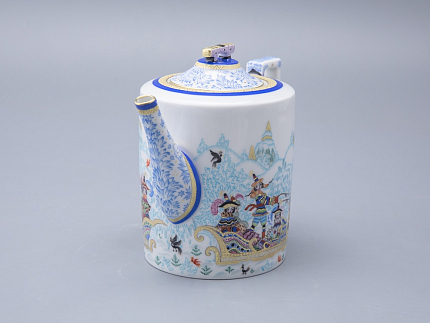 Сервиз чайный форма Гербовая рисунок Зимние забавы, 4 персоны 10 предметов арт. 81.20899.00.1