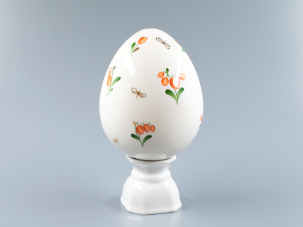 Яйцо пасхальное на подставке, рисунок Цветы, арт 80.91303.00.1, 