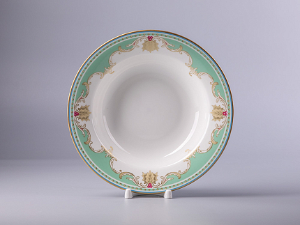 Тарелка глубокая 235 мм форма Стандартная рисунок Аквамарин арт. 80.42466.00.1