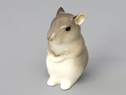 Скульптура форма Мышь малютка рисунок Палевая арт. 82.61110.00.1