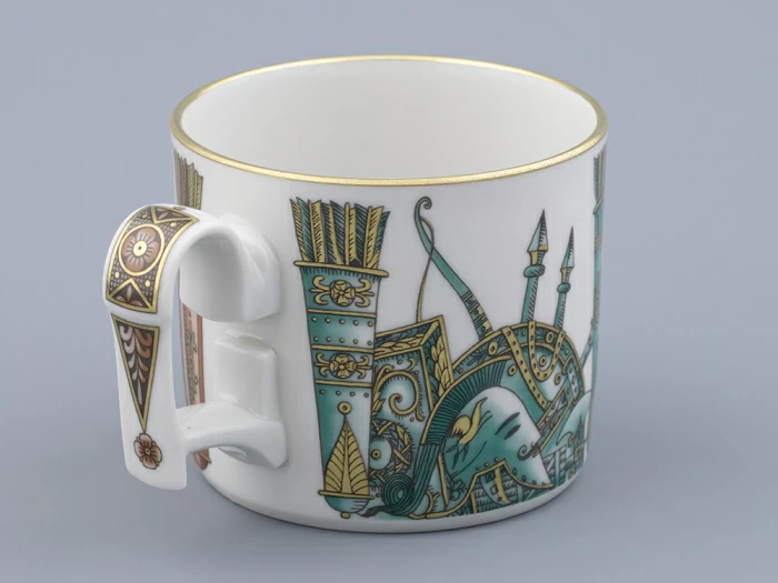 Чашка с блюдцем в подарочной упаковке, форма Охотничий, рисунок Триумф Victoria, арт. 81.32470.00.1, 