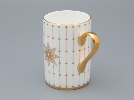 Бокал 400 мл форма Идиллия рисунок Азур золотой, артикул 80.49792.00.1, 