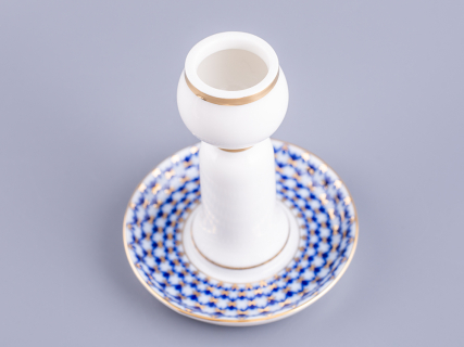 Подсвечник Бутон Кобальтовая сетка арт. 80.06952.00.1, 