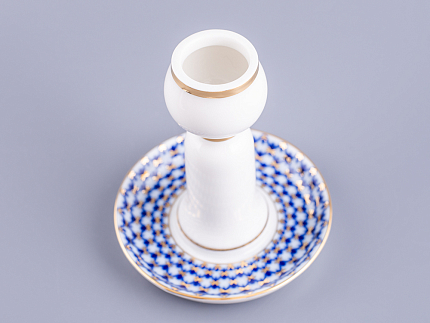 Подсвечник Бутон Кобальтовая сетка арт. 80.06952.00.1