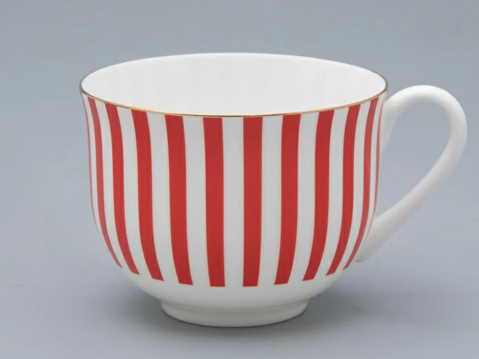 Чашка с блюдцем чайная форма Ландыш рисунок Да и нет Кардинал, арт. 81.32282.00.1, 