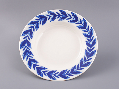 Тарелка 220 мм форма Глубокая, рисунок Флер арт. 80.99828.00.1