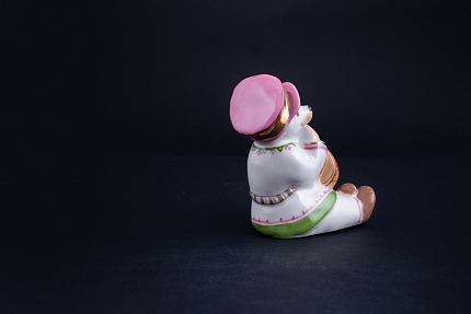 Скульптура Медвежонок с бочонком, рисунок Сластена, арт 62.10195.00.5