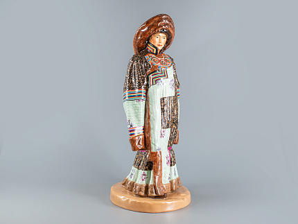 Скульптура Народности России Качинская женщина арт. 82.85842.00.1