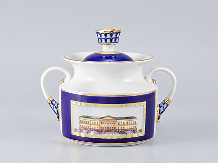 Сервиз чайный форма Банкетная рисунок Классика Петербурга-2 52%, 6 персон 20 предметов арт. 81.25120.00.1