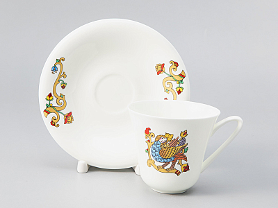 Сервиз чайный форма Сад рисунок Русские сказки, 6 персон 15 предметов, арт. 81.28417.00.1