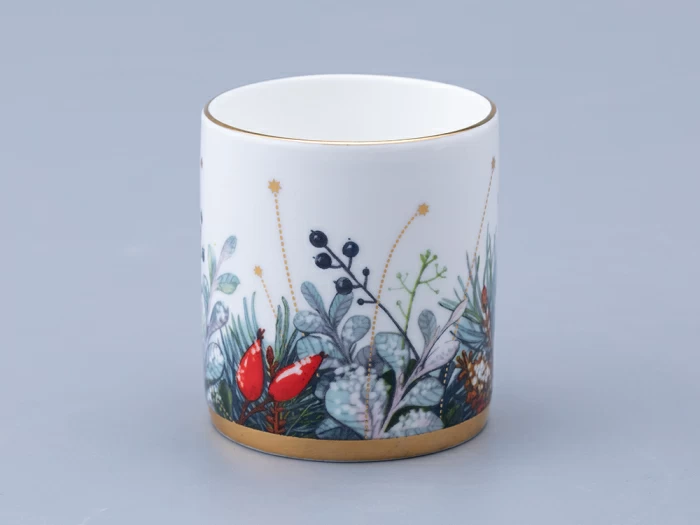 Чашка с блюдцем кофейная 115 мл, форма Идиллия, рисунок Календа, арт 81.34480.00.1, 