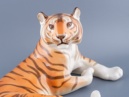 Скульптура Тигр большой размер, рисунок Цезарь арт. 82.38721.00.1
