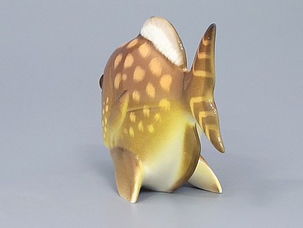 Скульптура форма Рыба-бабочка малого размера рисунок Желтый, арт. 82.50095.00.1