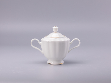 Сервиз чайный форма Нега рисунок Золотая лента, 6 персон 14 предметов, арт. 81.23019.00.1, 